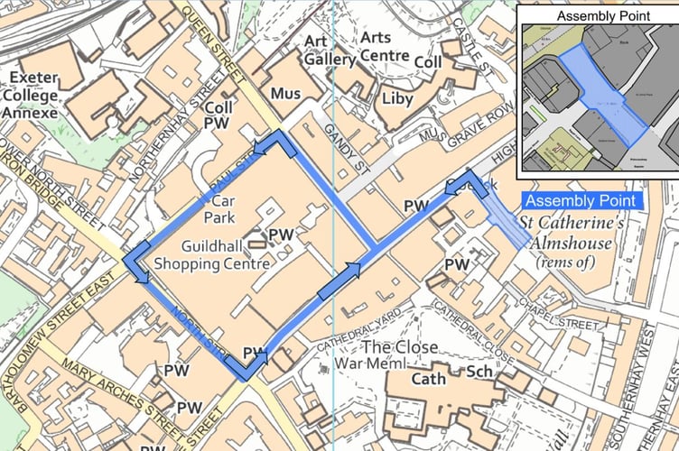 Exeter is for Everyone and associated groups map.
