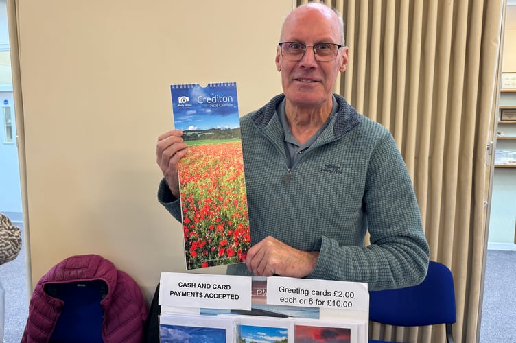 Andy Wills Photography had a stand of lovely images and sold some of his 2026 calendars which feature local scenes.  AQ 8611

