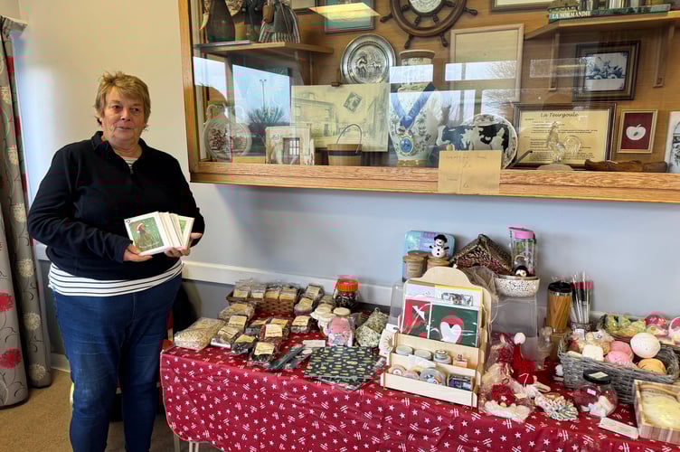 Sarah Quick from Eco Mojo had a stall at Bow Christmas Market.  AQ 8556
