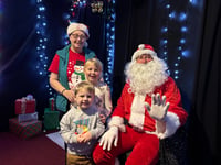 Father Christmas was special guest at Bow Market
