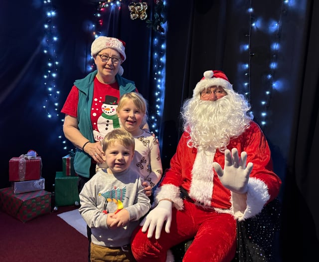 Father Christmas was special guest at Bow Market

