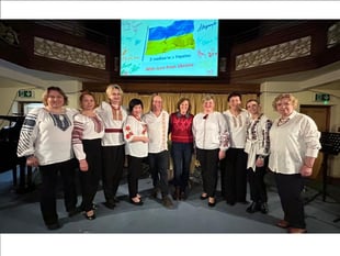 Ukrainian choir debut at Day of Wellness
