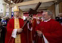 Catholic bishop installed in Plymouth after three years