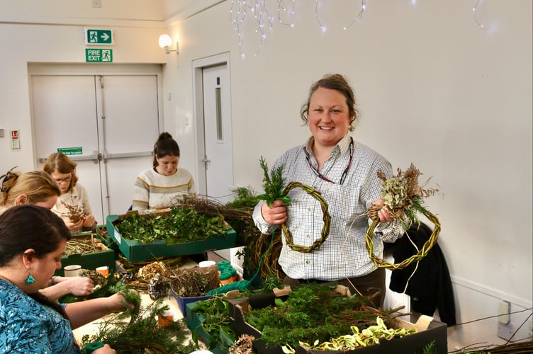 The Turning Tides Project offered wreath-making workshops