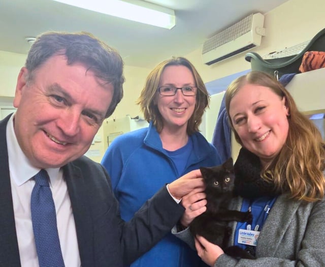 MP visits RSPCA animal shelter