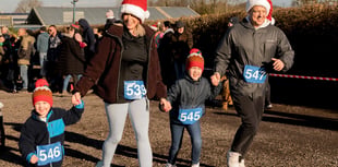 Joggers jingled all the way for Hospiscare