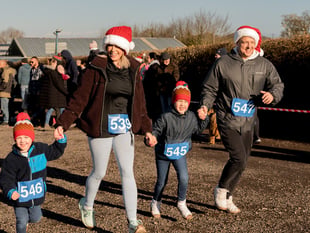 Joggers jingled all the way for Hospiscare