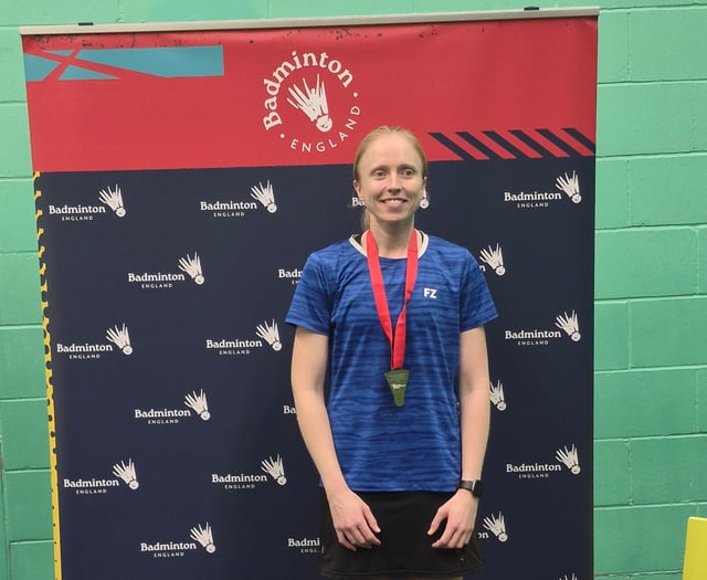 Sarah wins National Badminton Champion title
