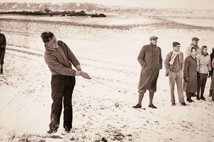 Mike Anderson won the President’s Putter at Rye in 1960.