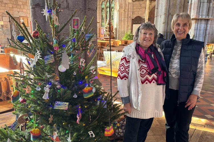 The tree decorated by CODS members.  AQ 9771
