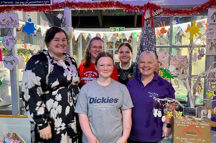 Paint Pots of Devon were all smiles in the Creedy Centre