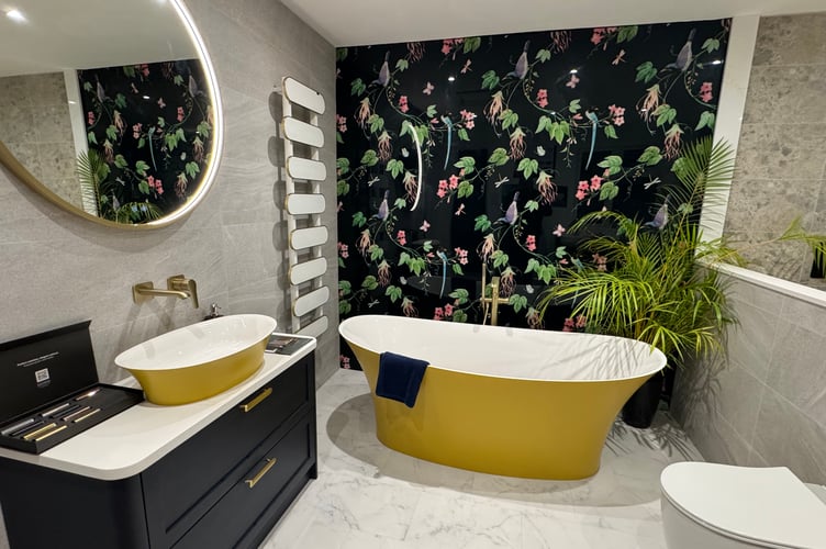 A beautiful bathroom at Ashgrove Kitchens. AQ 0103