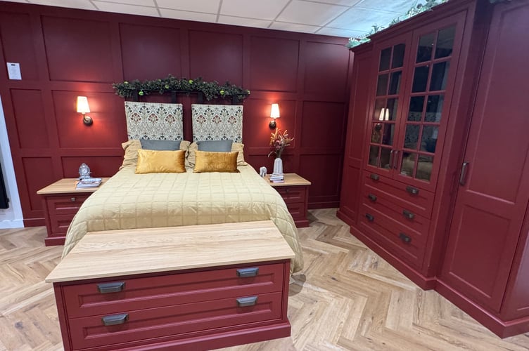 A bedroom design at Ashgrove Kitchens.  AQ 0099
