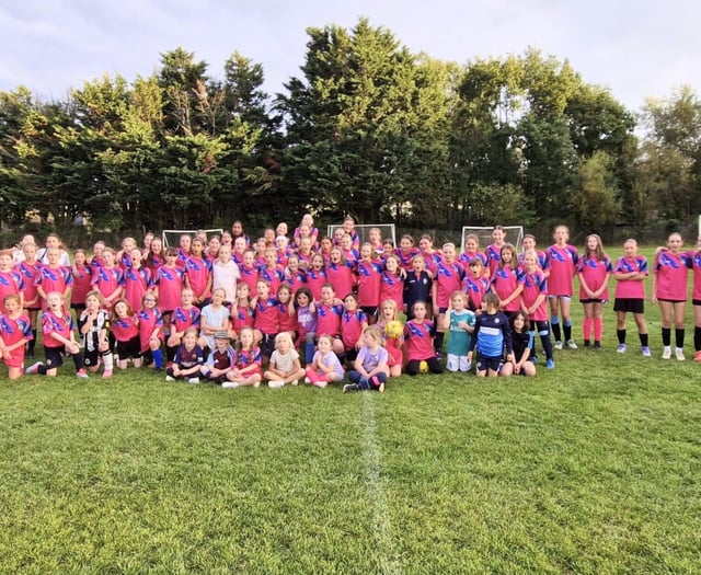 Crediton Youth FC to celebrate 10 years since girls' football relaunch
