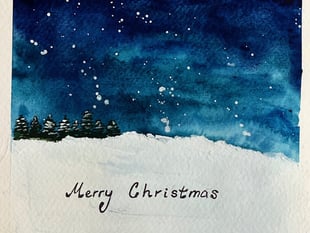 QE School pupil runner-up in local Christmas card competition

