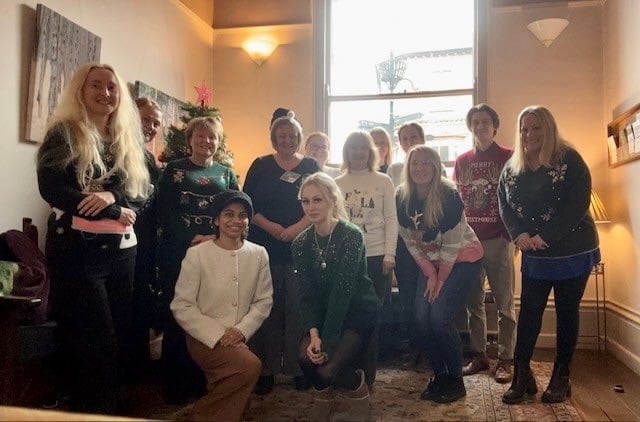 Staff from Charlesworth Nicholl Solicitors in Crediton wore Christmas jumpers to support the charity, Save the Children.