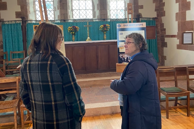 At a family engagement event about College House held at St Lawrence Chapel last week.
