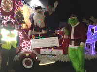 Santa's sleigh brings festive cheer to North Tawton