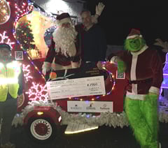Santa's sleigh brings festive cheer to North Tawton