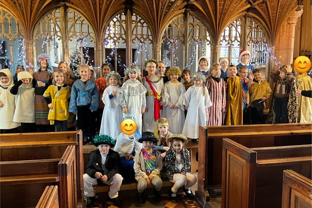 Nativity was staged in Morchard Bishop Church
