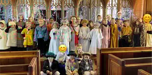 Nativity was staged in Morchard Bishop Church
