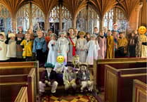 Nativity was staged in Morchard Bishop Church