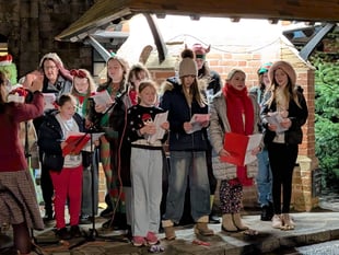 George switched on North Tawton’s Christmas Lights
