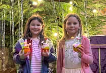Lovely Christingle service held in Crediton Parish Church