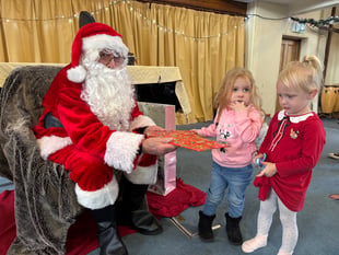 Father Christmas visits Toddler Group

