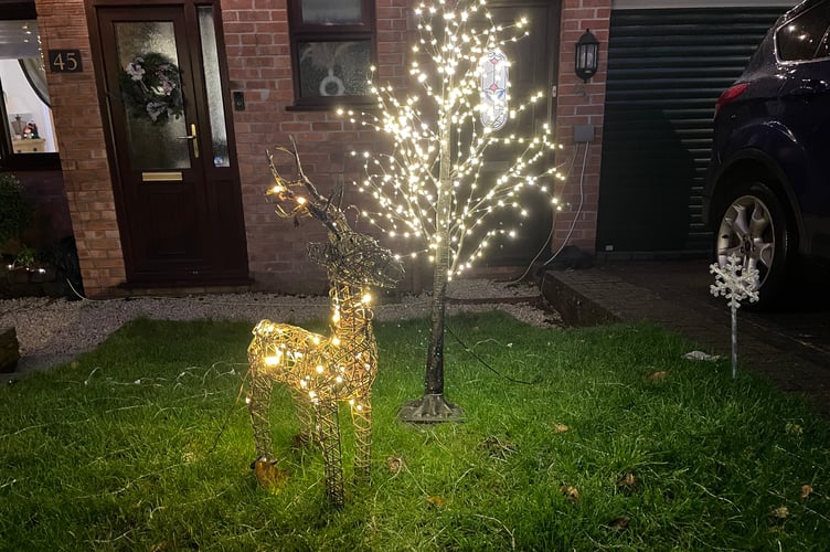 One of the festive displays at Westernlea