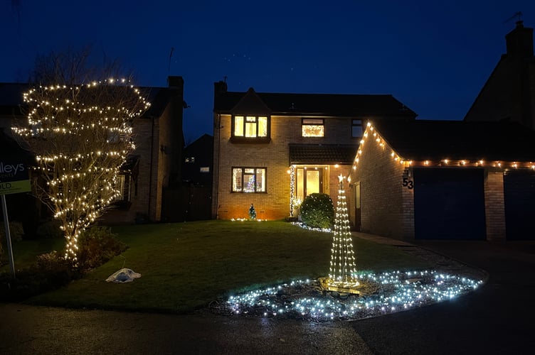 One of the festive displays in Westernlea