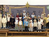Children shone on stage for A Wriggly Nativity
