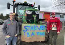 Charity tractor run raised £565 for charities