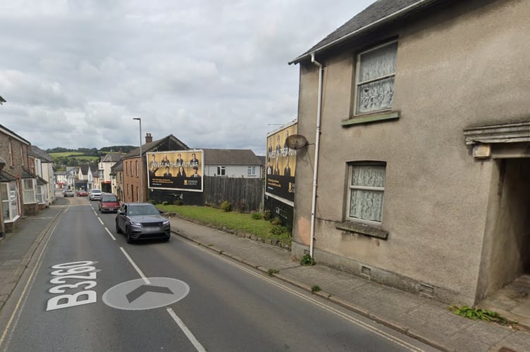 View of East Street in Okehampton