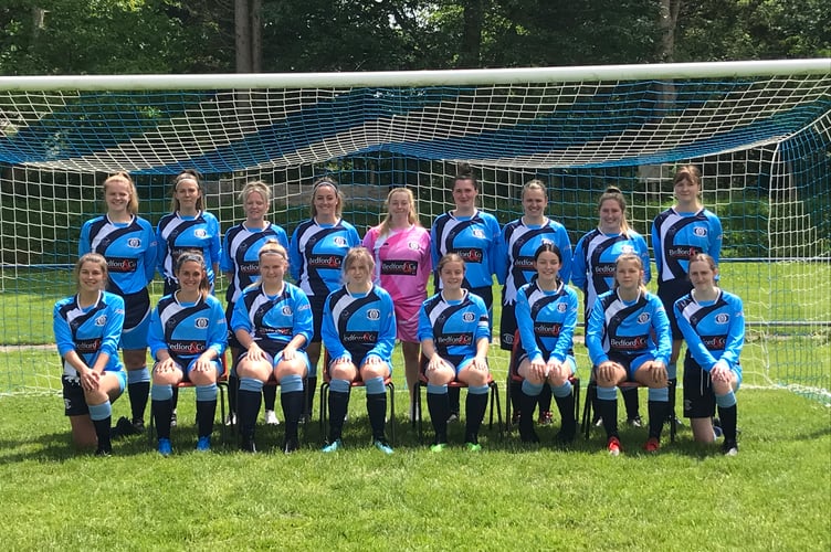 The first Crediton United Ladies side in 2021.
