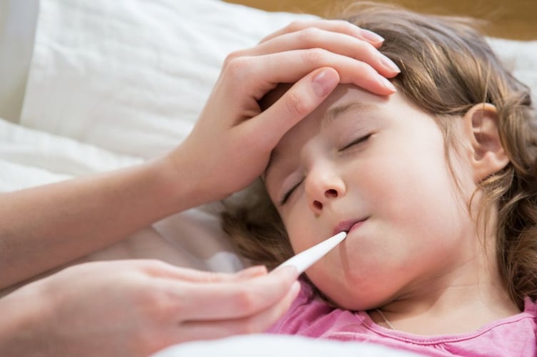 Sick children should be kept home to reduce chance of spreading illnesses.