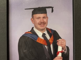 Alfie graduates with a BSc degree in Sociology
