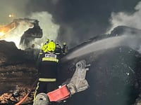 Crediton crews help tackle Brixton compost blaze