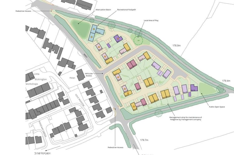 Homes plan for High Bickington