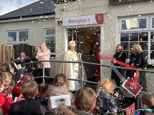 Bishop of Crediton blesses renamed Lapford school