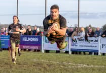 Woodland hat-trick leads Crediton RFC 1st XV to thrilling victory