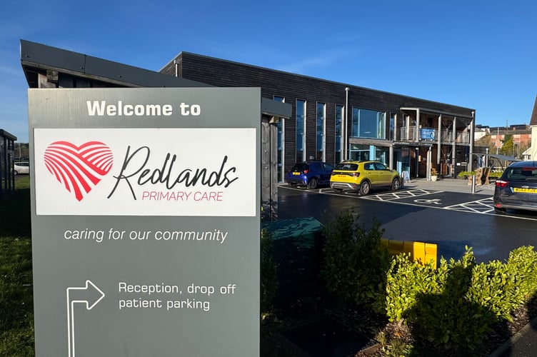 Redlands Primary Care at Joseph Locke Way.  AQ 2037
