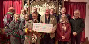 Church donations to homeless charity and foodbank
