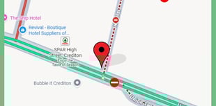 Crediton traffic lights failure
