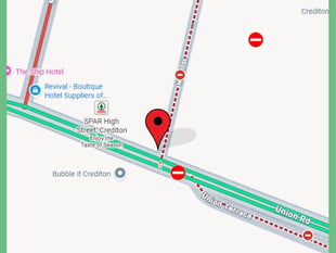Crediton traffic lights failure

