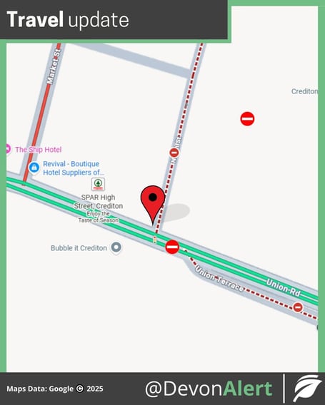 Devon Alert say traffic lights in Union Road have stopped working.
