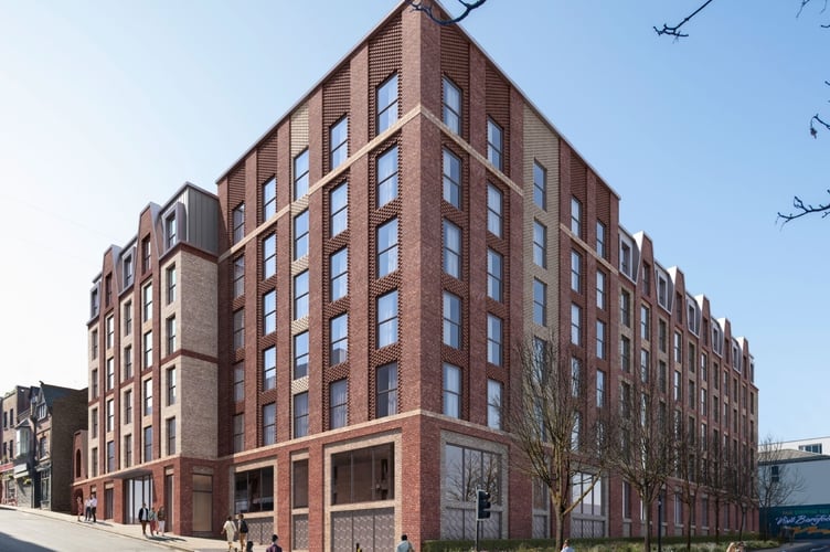 How the co-living blocks at Mary Arches in Exeter could look