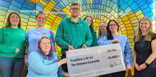 North Devon Crematorium donates £10,000 to local bereavement charity
