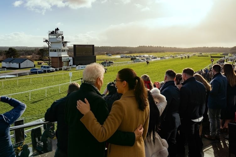Community Raceday at Exeter Racecourse.