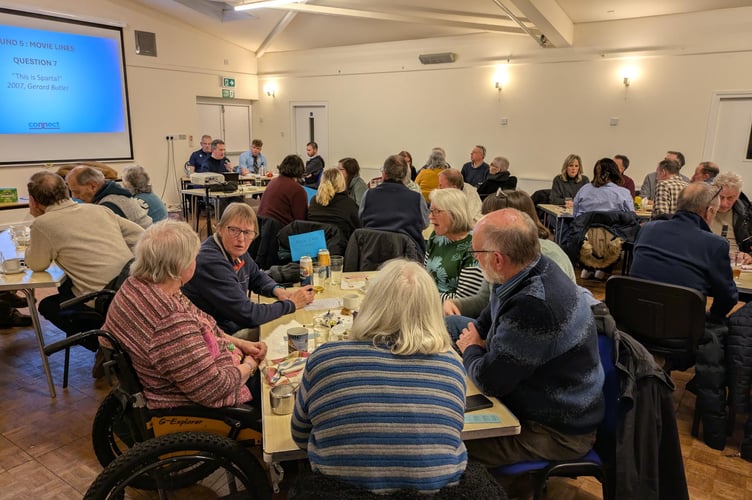 About £1,200 was raised at the 2026 Connect Quiz.
